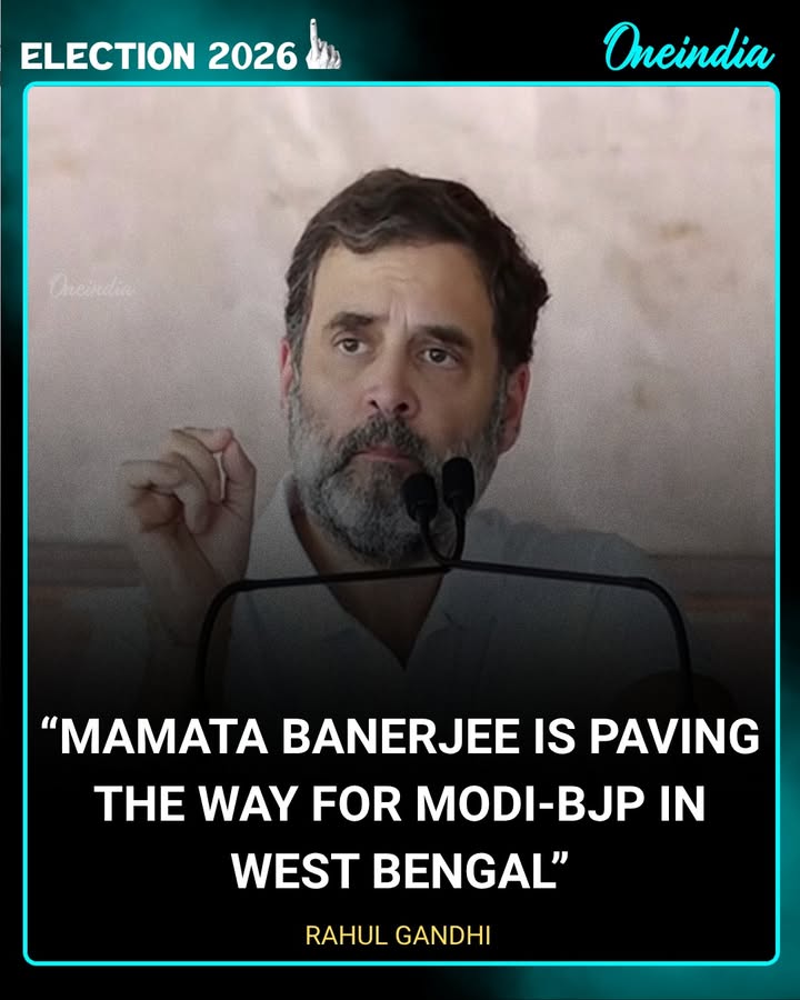 Rahul Gandhi Targets Mamata Banerjee