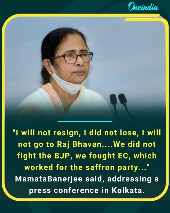 A day after the sweeping win by Bharatiya Janata Party in West Bengal, Mamata Banerjee has refused to accept the outcome as the true public mandate. The TMC chief has made it clear she will not step down, alleging irregularities and hinting at both political and legal action in response