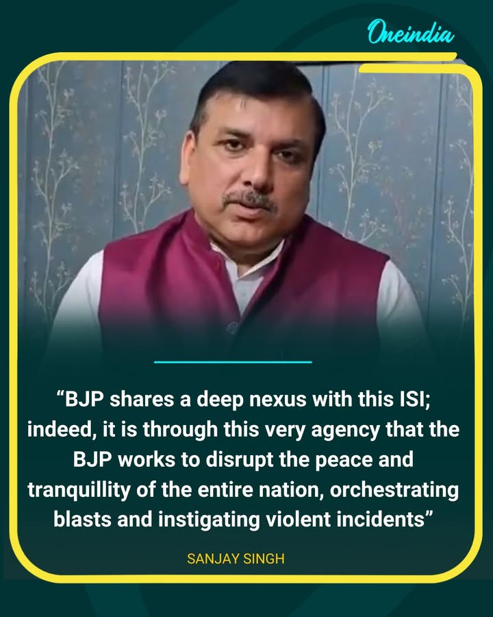 Sanjay Singh’s Explosive Remarks Trigger Fresh Political Row