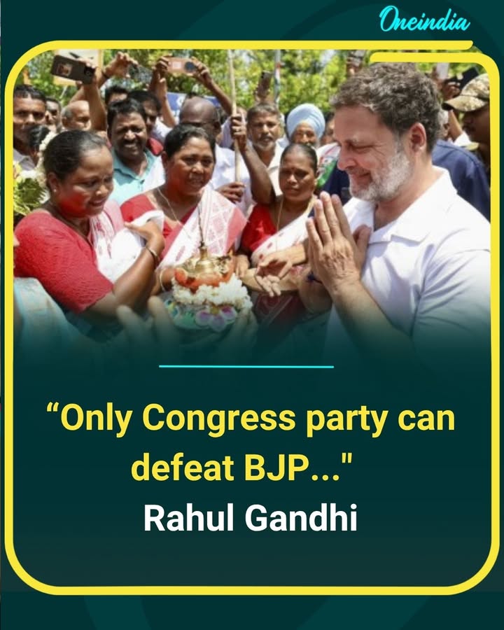 “BJP may be powerful, but only Congress has the strength to challenge and defeat them,” says Leader of Opposition Rahul Gandhi.