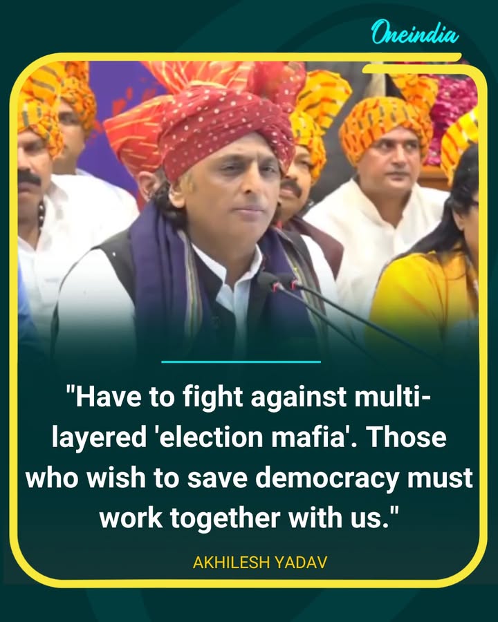 Akhilesh Yadav Calls for United Fight to Protect Democracy