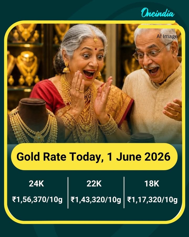 Gold Rate Today, 1 June 2026