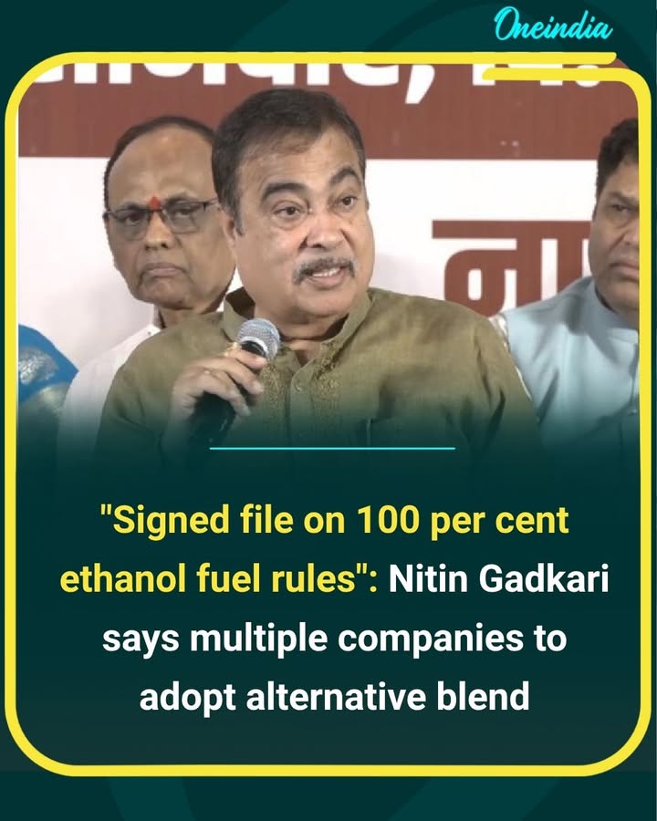India moves closer to a cleaner automotive future as Union Minister Nitin Gadkari reveals that multiple companies are preparing to adopt 100% ethanol-powered vehicles, boosting sustainable mobility and reducing dependence on conventional fuels.
