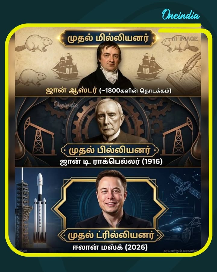 புதுமைகளை உருவாக்குபவர்களே உலகை ஆளுகிறார்கள்! 2026-இல் உலகின் முதல் டிரில்லியனராக சாதனை படைத்துள்ளார் எலான் மஸ்க்!