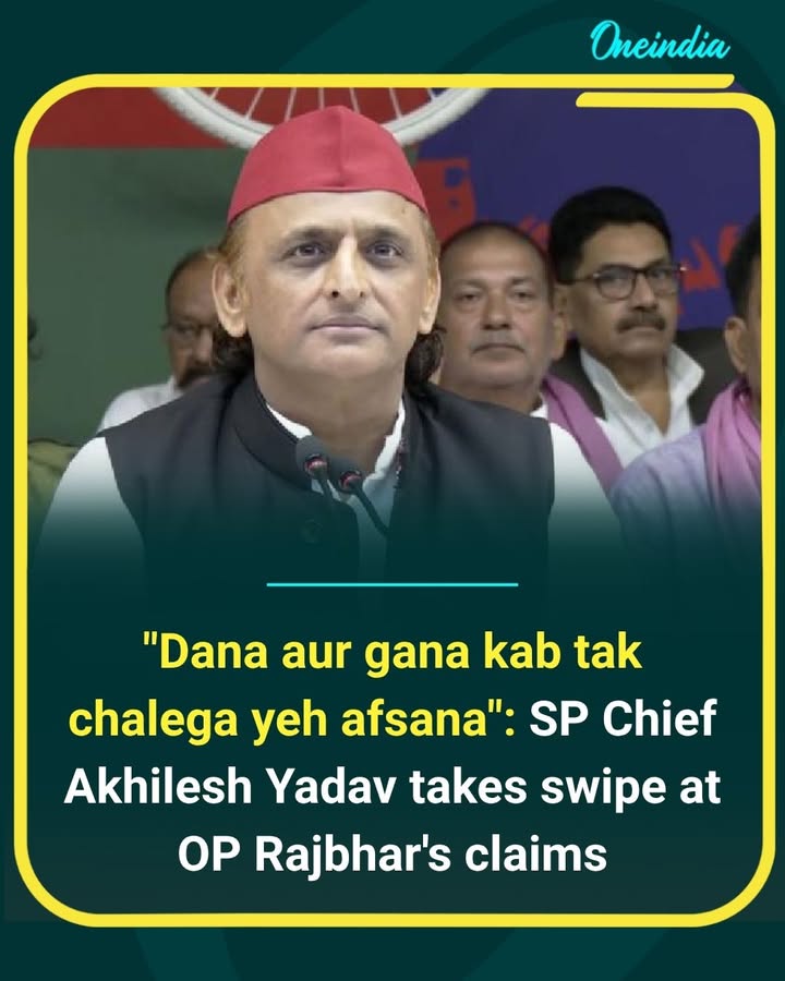 'How long will this tale of promises and performances continue?' SP chief Akhilesh Yadav took a veiled jibe at OP Rajbhar, questioning the credibility of his recent claims and political statements.