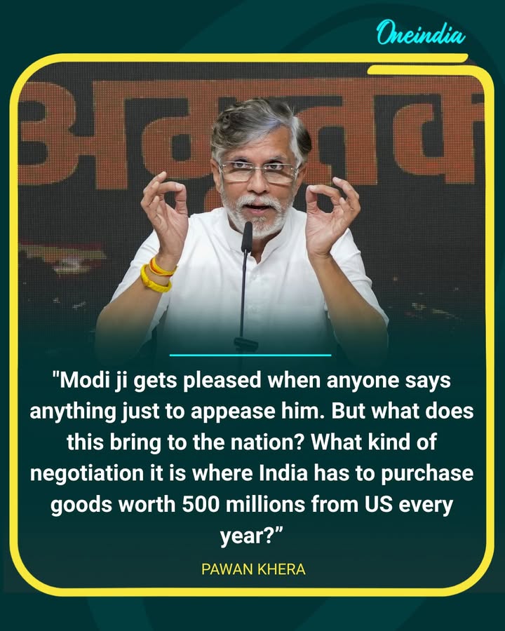 Pawan Khera Questions Benefits of PM Modi’s US Trade Negotiations