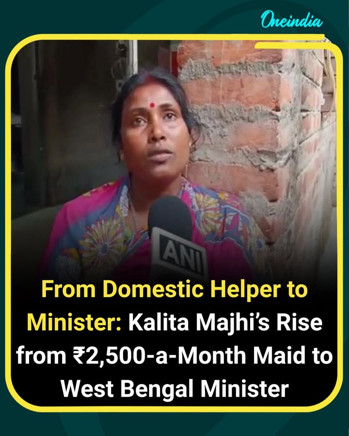 Kalita Majhi has emerged as an inspiring political figure after rising from a modest background to become a minister in the West Bengal government. Once working as a domestic helper and earning around ₹2,500 a month to support her family, Majhi went on to build a strong grassroots presence through social work and public engagement. After winning the Ausgram Assembly seat in Purba Bardhaman, she took oath as a minister and pledged to focus on rural development, women’s empowerment, welfare initiatives, and infrastructure improvement.