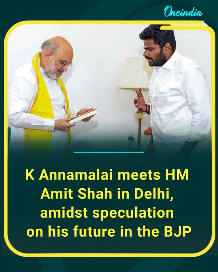 Amid growing political buzz, K Annamalai’s meeting with Amit Shah in Delhi has sparked fresh discussions about his next move within the BJP.