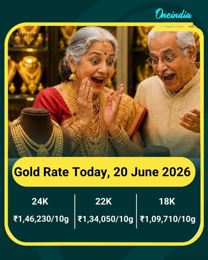 Gold Rate Today, 20 June 2026