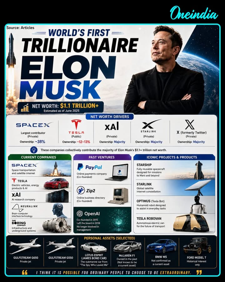 From electric vehicles and space exploration to AI and satellite internet, Elon Musk continues to push the boundaries of innovation. With major ventures like Tesla, SpaceX, xAI, Starlink, and X, he remains one of the most influential entrepreneurs shaping the future.