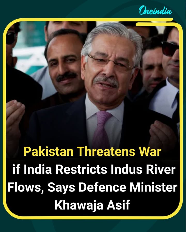Pakistan Defence Minister Khawaja Asif has warned that Islamabad could resort to military action if it believes its water security is being threatened, amid growing tensions over the Indus Waters Treaty. Asif described water as a core national security issue and said Pakistan would respond if it felt its interests were at risk. The remarks come as India maintains its tough stance on the treaty following its suspension in the wake of heightened bilateral tensions.