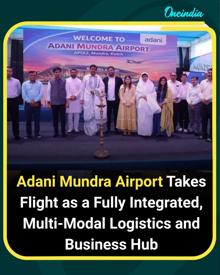 Adani Mundra Airport is evolving into a fully integrated multi-modal logistics and business hub, combining air, sea, road, and rail connectivity. The development is expected to strengthen trade, improve supply chain efficiency, and support economic growth in the region.