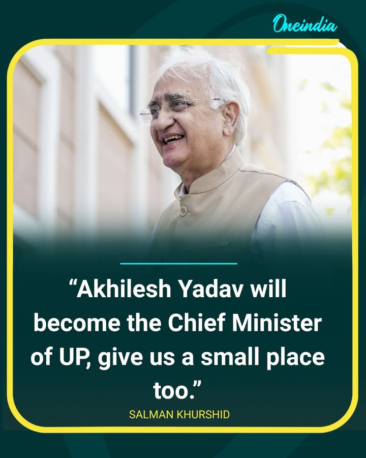 Salman Khurshid Backs Akhilesh Yadav for UP CM Post