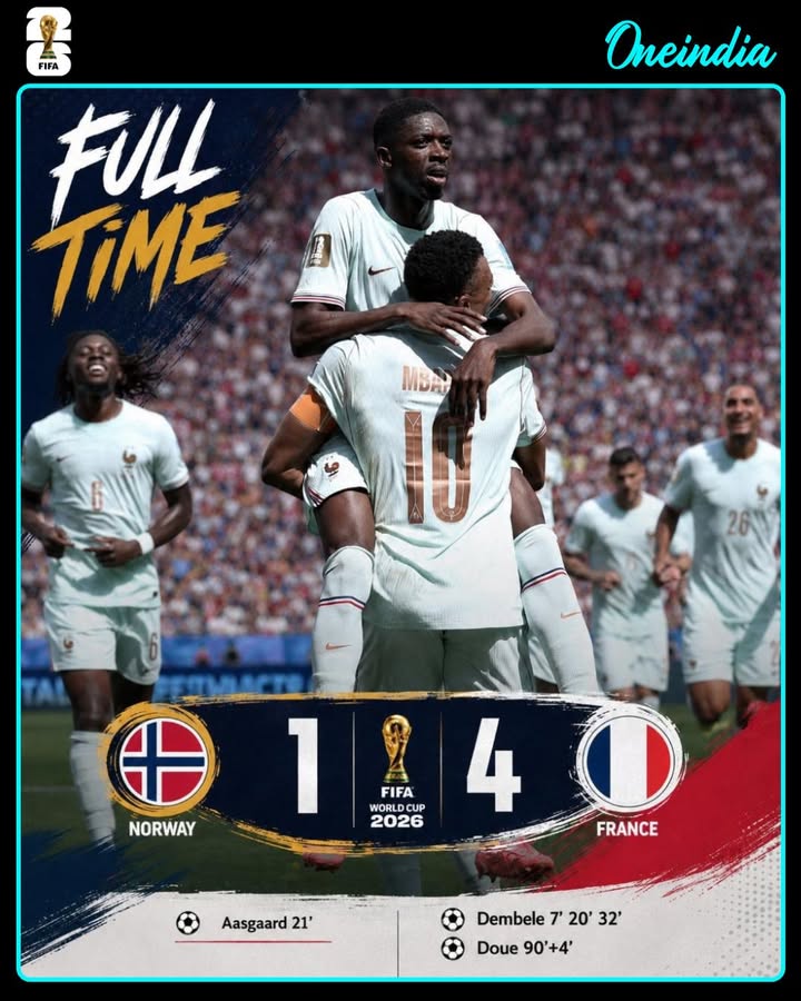 France finishes on top of Group I in style! A dominant display in Boston seals first place and sends Les Bleus into the knockout stage with confidence.