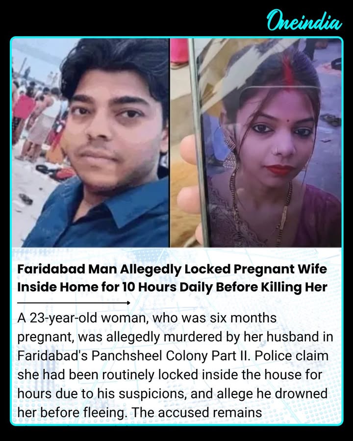 Pregnant Woman Allegedly Murdered by Husband in Faridabad