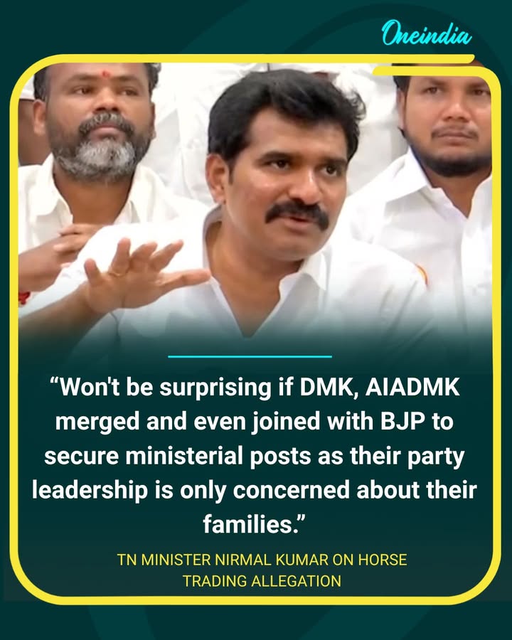 TN Minister Nirmal Kumar Targets DMK, AIADMK and BJP