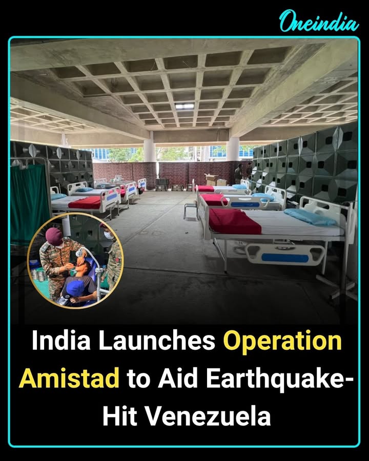 India has launched Operation Amistad, a Humanitarian Assistance and Disaster Relief (HADR) mission, to support the people of Venezuela following a devastating earthquake. A 41-member team of rescue personnel and medical professionals has been deployed to assist with search and rescue operations, emergency medical care, and humanitarian relief in coordination with Venezuelan authorities.