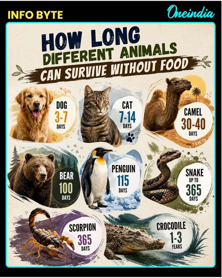 How Long Can Animals Survive Without Food? The Answers May Surprise You