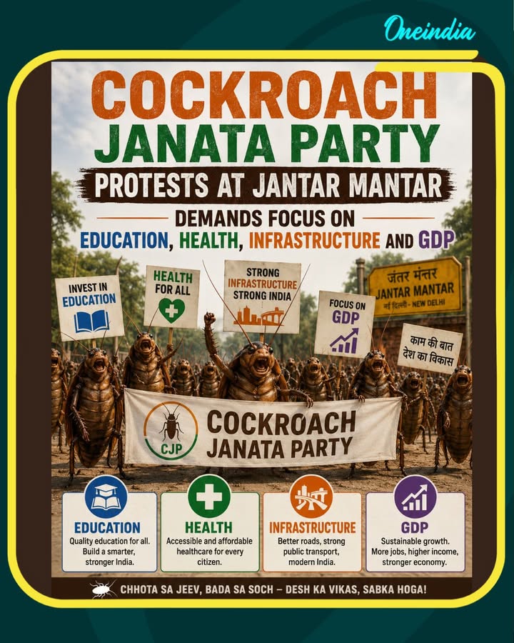 Cockroach Janata Party Calls on Government to Prioritize Four Key Issues