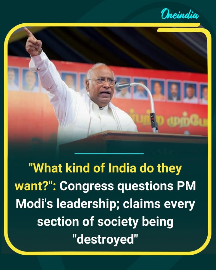 “What Kind of India Do They Want?” Congress Targets PM Modi Over Governance