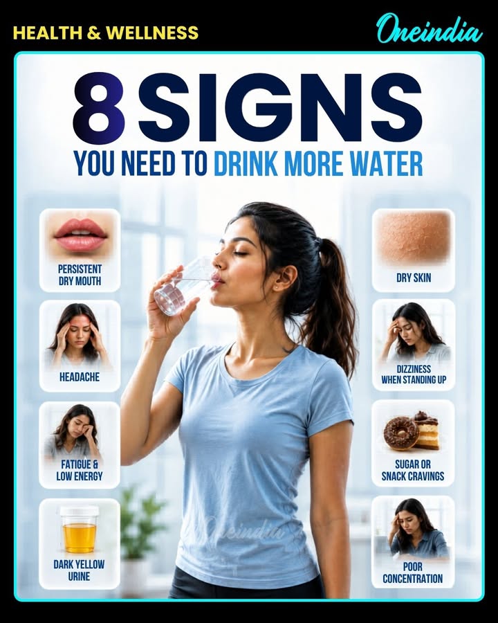 8 Signs Your Body Is Asking for More Water
