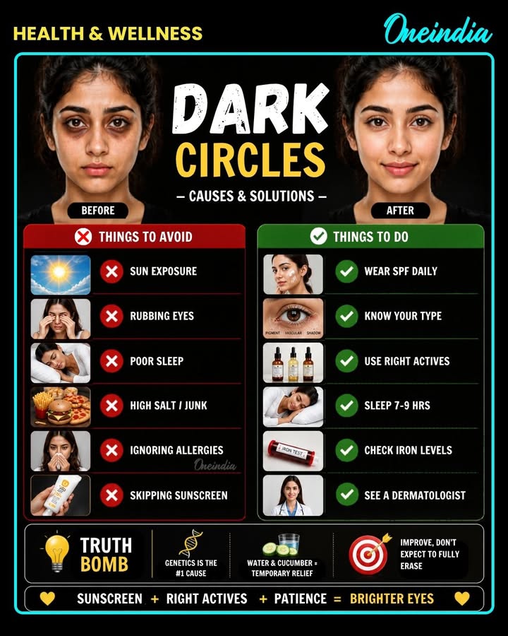 Dark Circles: Major Causes and Simple Solutions