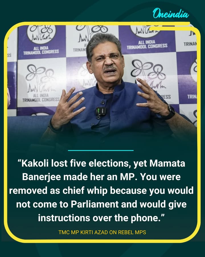 Kirti Azad Hits Out at Rebel TMC MPs Amid Internal Party Rift