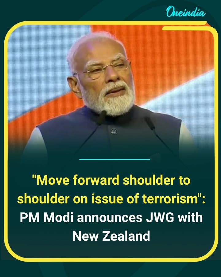 India and New Zealand are set to deepen cooperation against terrorism as Prime Minister Narendra Modi announced the formation of a Joint Working Group (JWG), emphasizing the need to move forward 'shoulder to shoulder' in tackling global security threats.