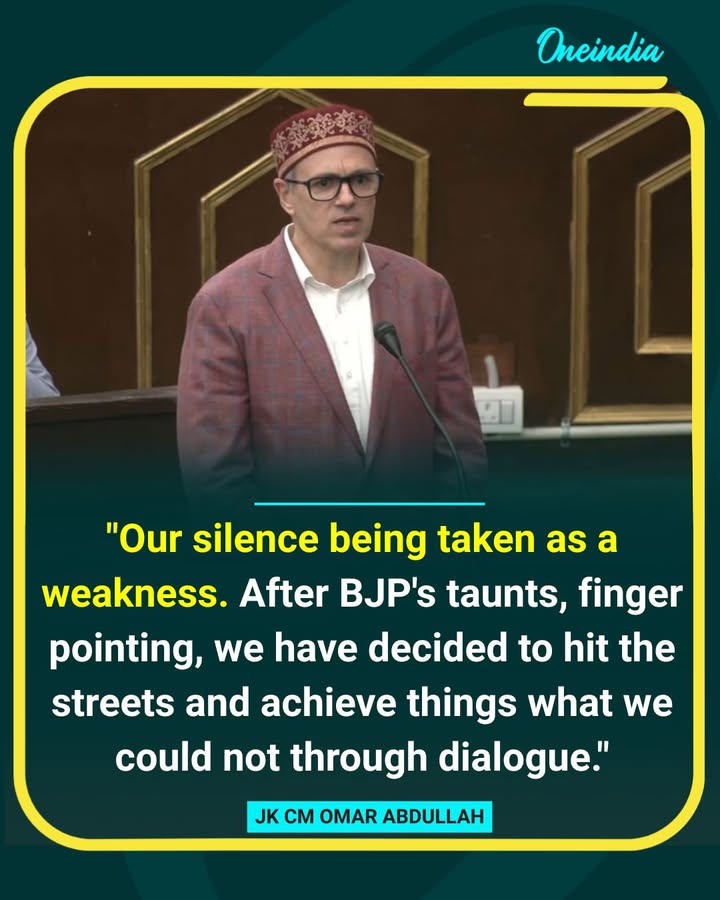 Omar Abdullah Announces Street Protest After BJP Remarks
