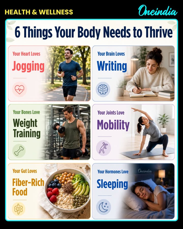 Six Essentials for a Healthier Body