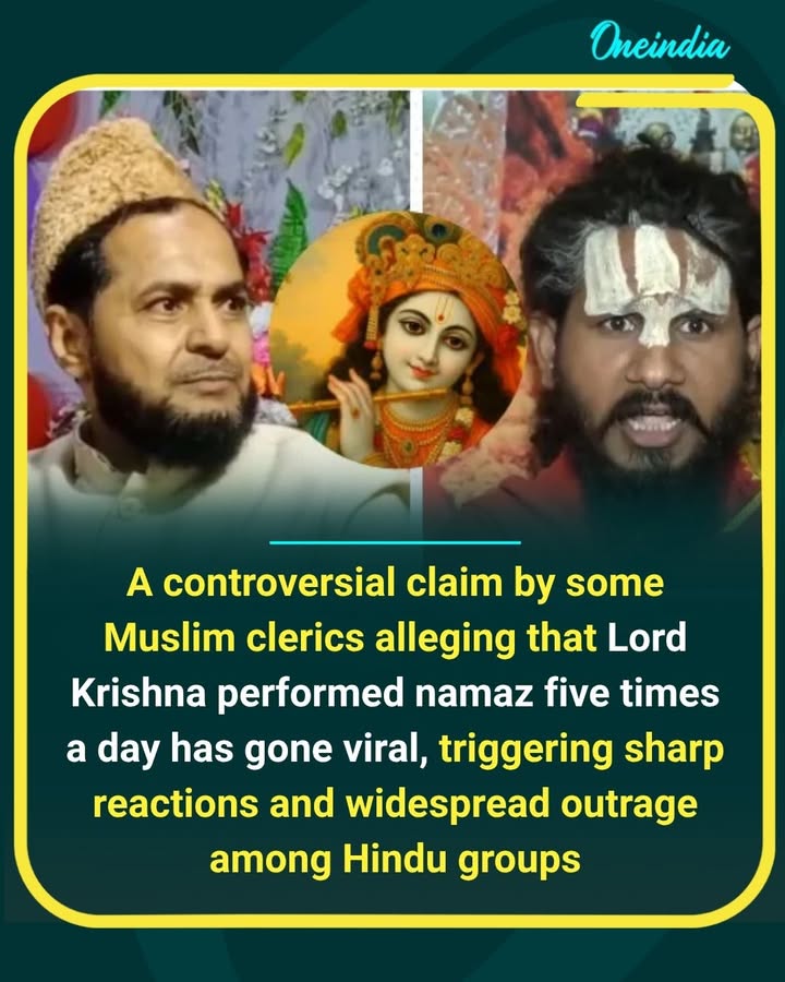 A viral religious claim has ignited a fresh controversy, with debates intensifying across social media and political circles. The statement has drawn strong criticism and fueled discussions on faith, history, and communal harmony.