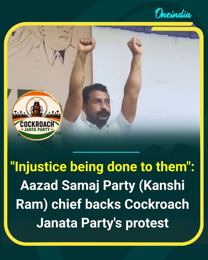 Chandrashekhar Azad expressed support for the CJP protest.