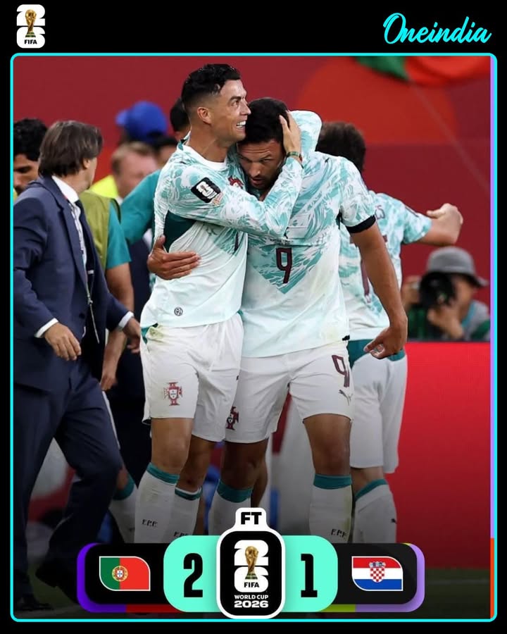 Portugal edge past Croatia with a hard-fought 2-1 victory! A determined performance secures another memorable win on the road to the FIFA World Cup 2026.