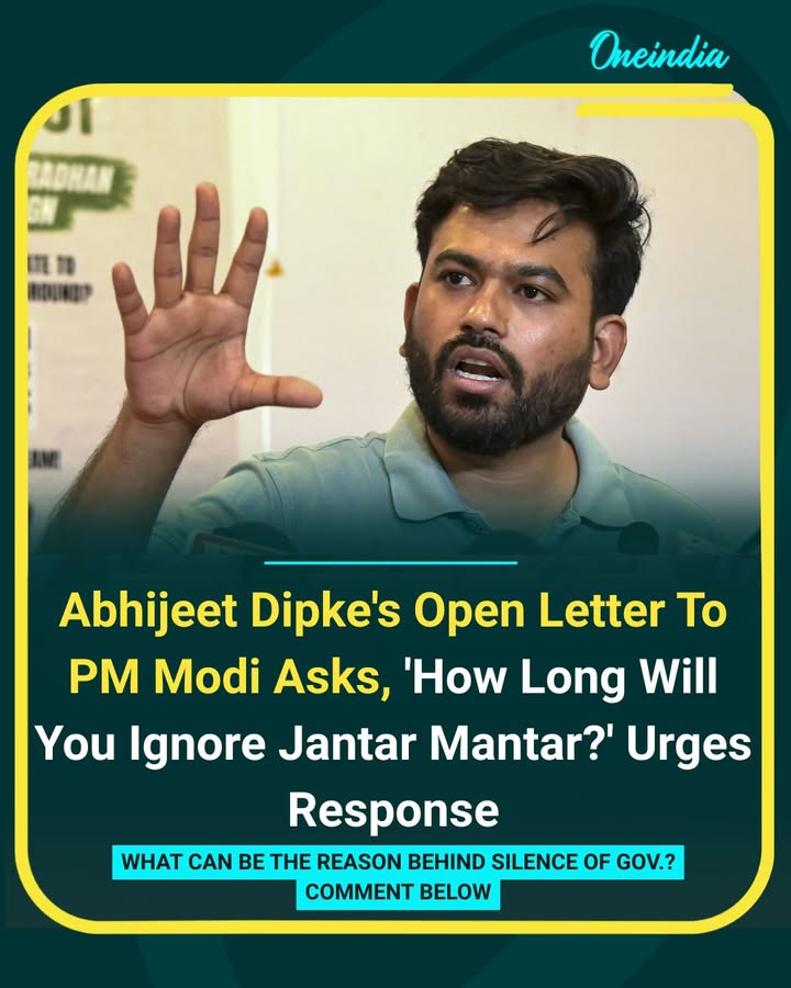 Founder Abhijeet Dipke - CJP Founder has written an open letter to Prime Minister Narendra Modi urging him to respond on this protest and take necessary action to justify the NEET Paper leak and the aspirants who committed suicide days before the exam. In the letter he writes mentioning the update on teh protest and hunger strike and further questions the reason behind the silence of the government on this.