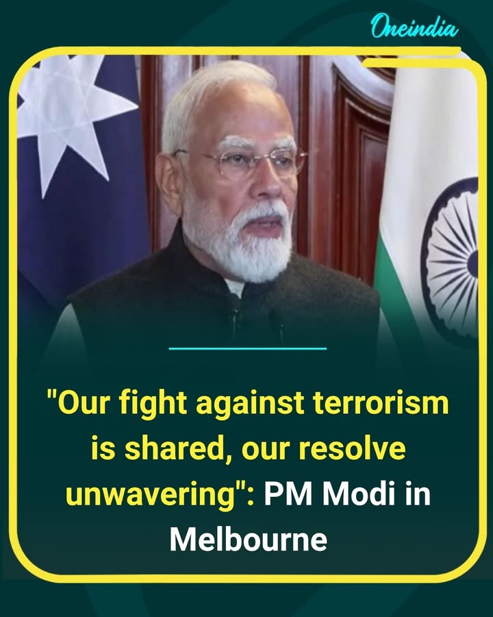 India stands united with global partners in the fight against terrorism. PM Modi says the commitment to peace, security, and collective action remains firm
