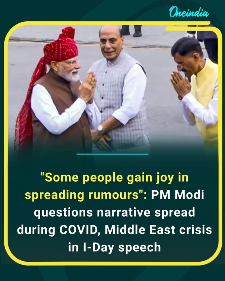 PM Modi takes aim at the spread of rumours, questioning how misinformation shaped public narratives during the COVID pandemic and the Middle East crisis.