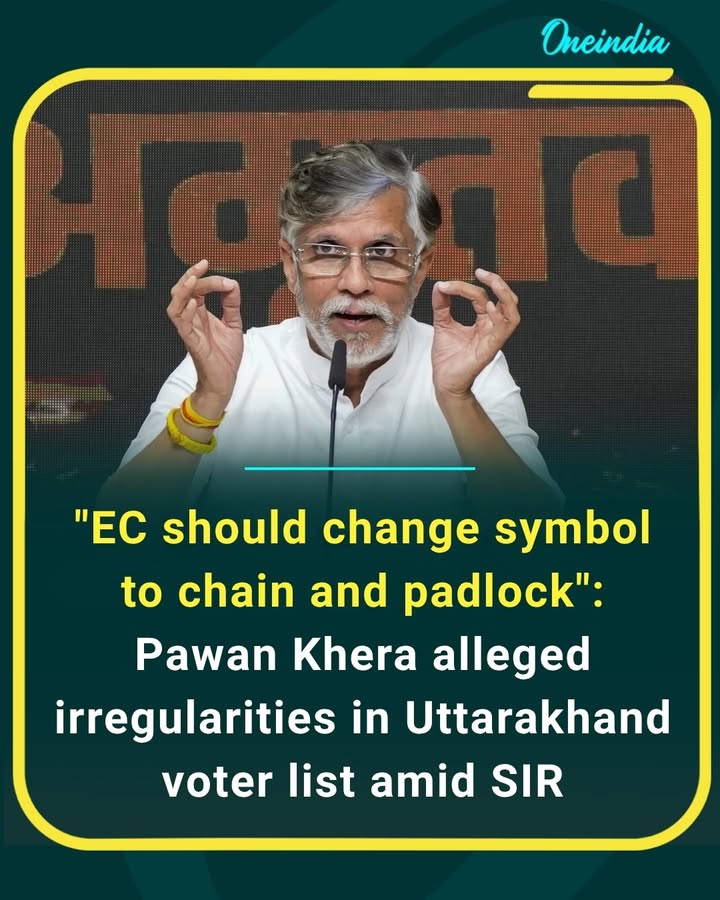 Pawan Khera Alleges Irregularities in Uttarakhand Voter List Amid SIR