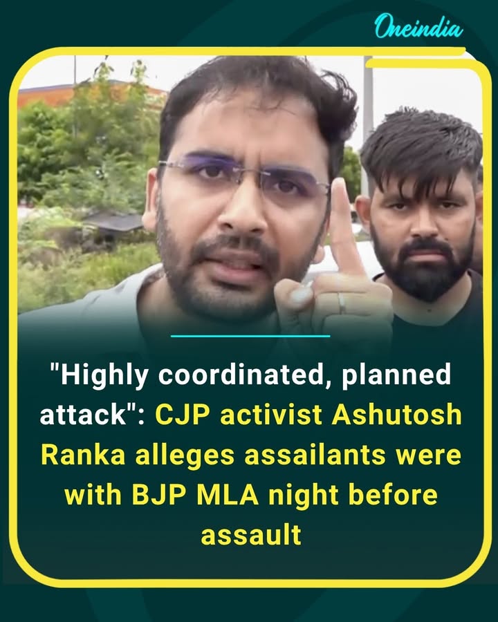Ashutosh Ranka claims the attack on him was pre-planned, alleging that those involved had met a BJP MLA on the previous night.