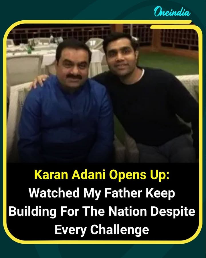 Karan Adani opened up about watching his father, Gautam Adani, continue building and pursuing his vision despite facing numerous challenges. He reflected on his father’s resilience and commitment to nation-building, highlighting the determination that has shaped his journey.