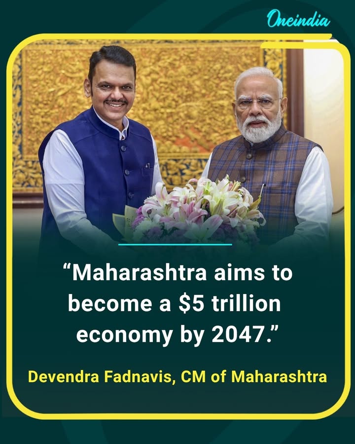 Maharashtra sets its sights on a $5 trillion economy by 2047, with a long-term vision for growth, investment and development.
