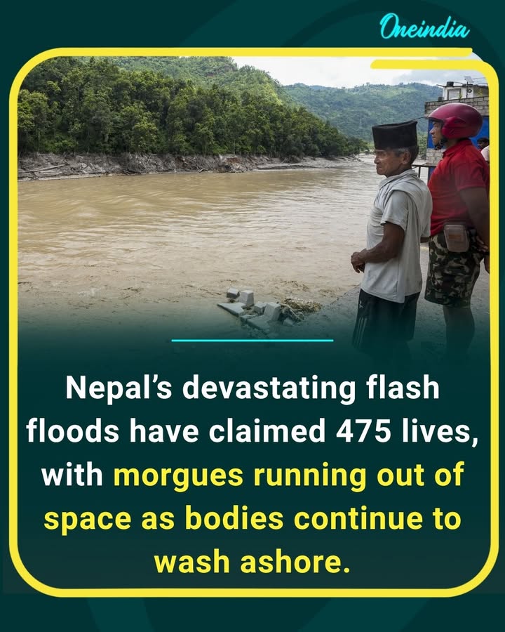 Nepal faces a devastating aftermath as the flash flood death toll rises to 475, while authorities struggle to accommodate the bodies being recovered.