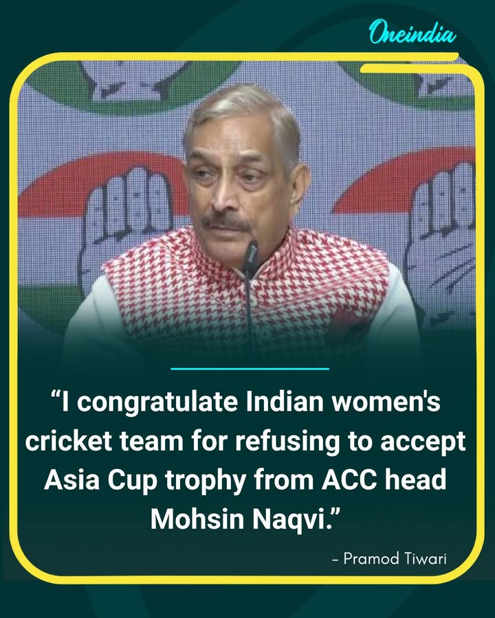 Pramod Tiwari Backs India’s Stand in Asia Cup Trophy Row