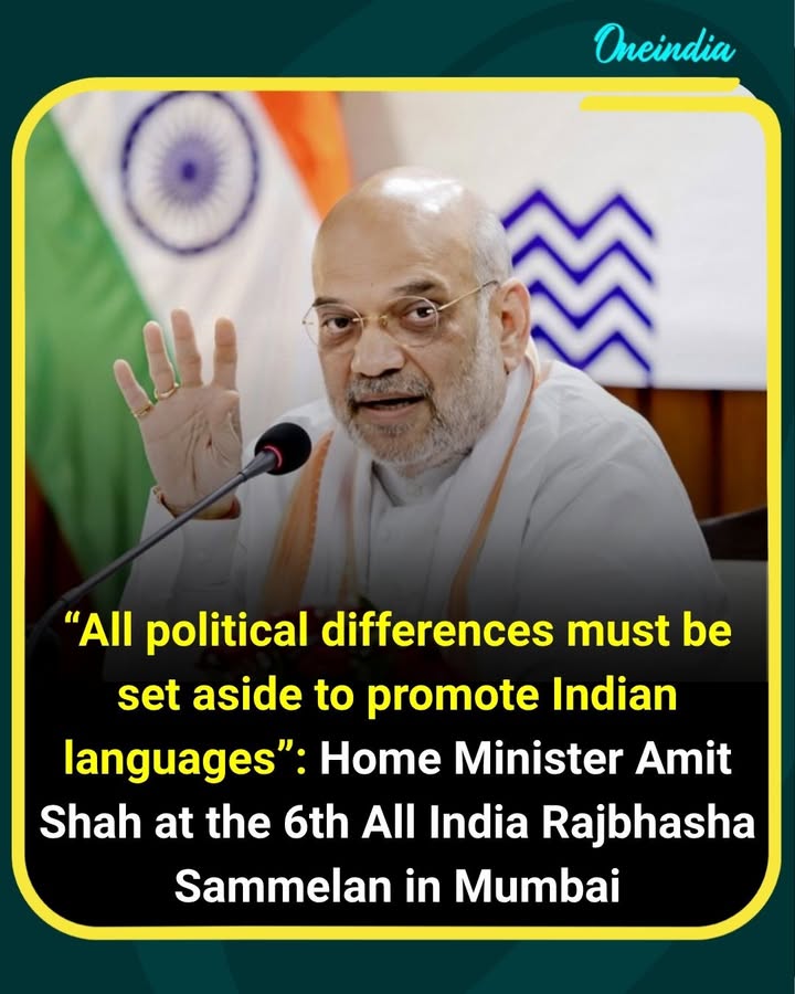 Amit Shah Calls for Unity in Promoting Indian Languages