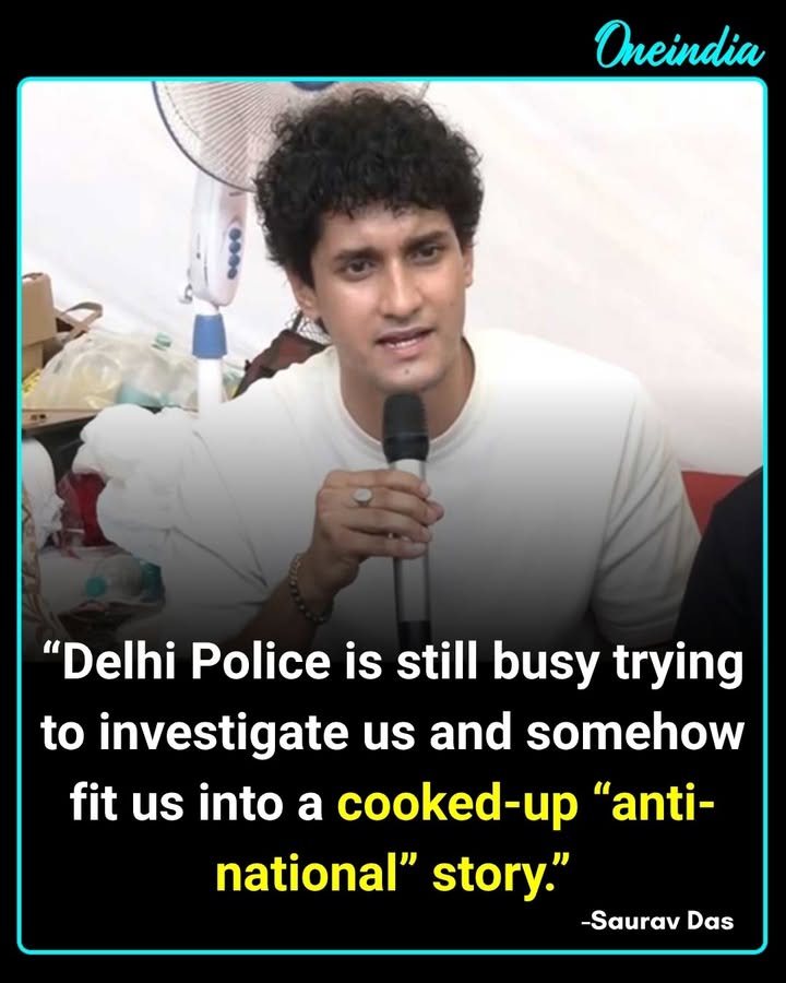Saurav Das Questions Delhi Police Probe, Calls It A “Cooked-Up” Story