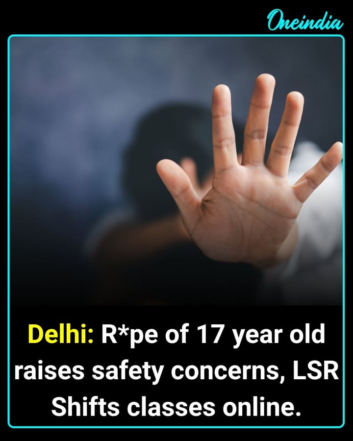 Delhi’s Lady Shri Ram College for Women (LSR) cancelled regular classes and shifted classes online after a 17-year-old girl was allegedly r*ped by three men at Aastha Kunj Park near Kalkaji Mandir. The college, located around 2 km from the incident site, said student safety and well-being remained its top priority. Police said three men were arrested in connection with the case.