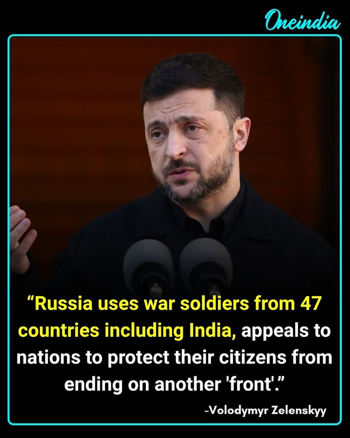 ‘Don’t Let Putin Drag You Into This War’: Zelenskyy Warns India, 46 Nations