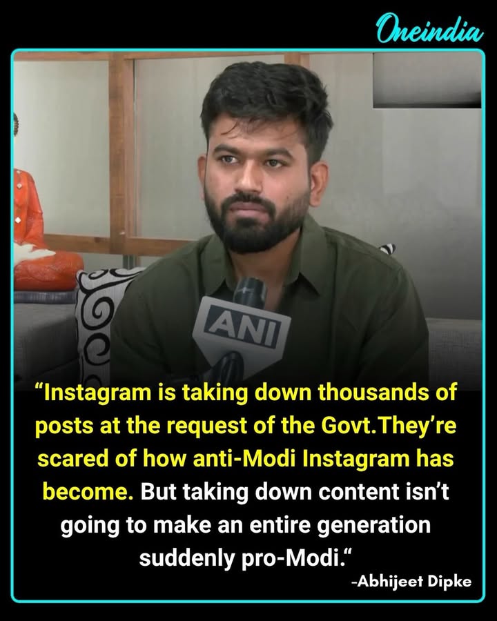 “Why Are Our Posts Being Removed?”: Abhijeet Dipke Questions Meta