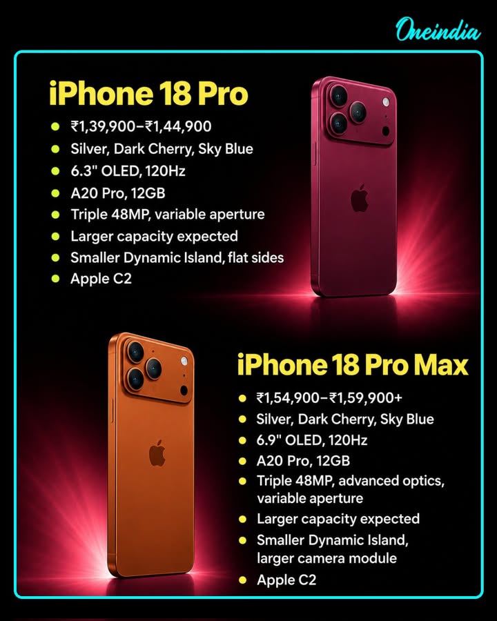 iPhone 18 Pro, Pro Max Launching September 9: What We Know So Far