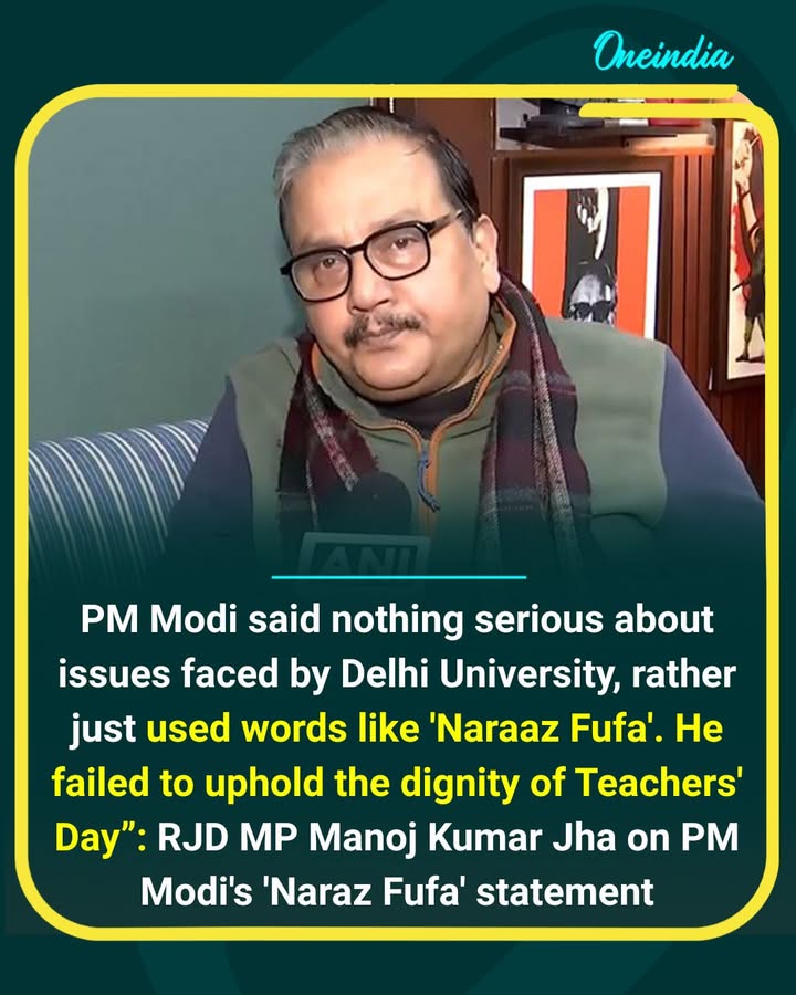 “PM Modi Failed to Uphold Teachers’ Day Dignity”: Manoj Jha