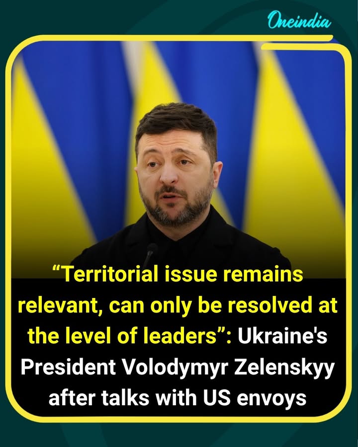 “Territorial Issue Remains Relevant”: Zelenskyy After US Talks